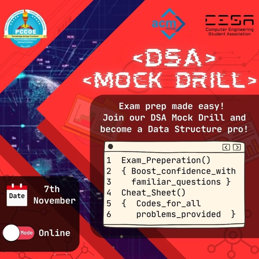 DSA Mock Drive